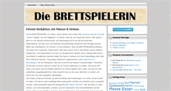 Desktop Screenshot of brettspielerin.de