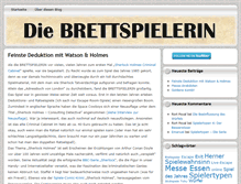 Tablet Screenshot of brettspielerin.de